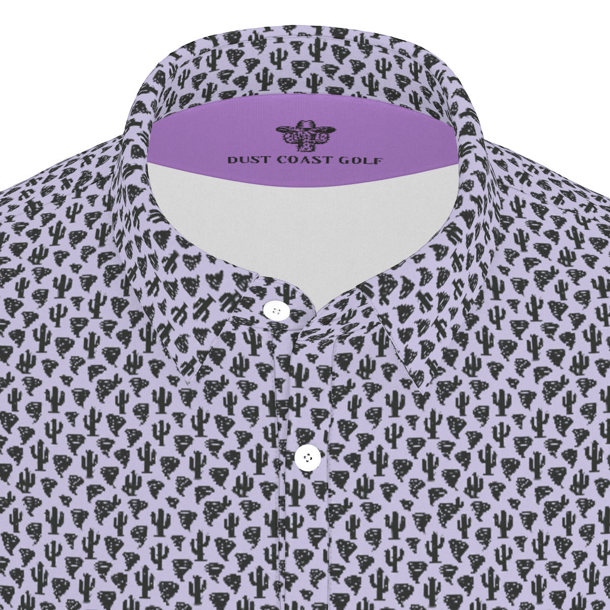 Desert Storm - Men's Stretch Collar Polo Shirt