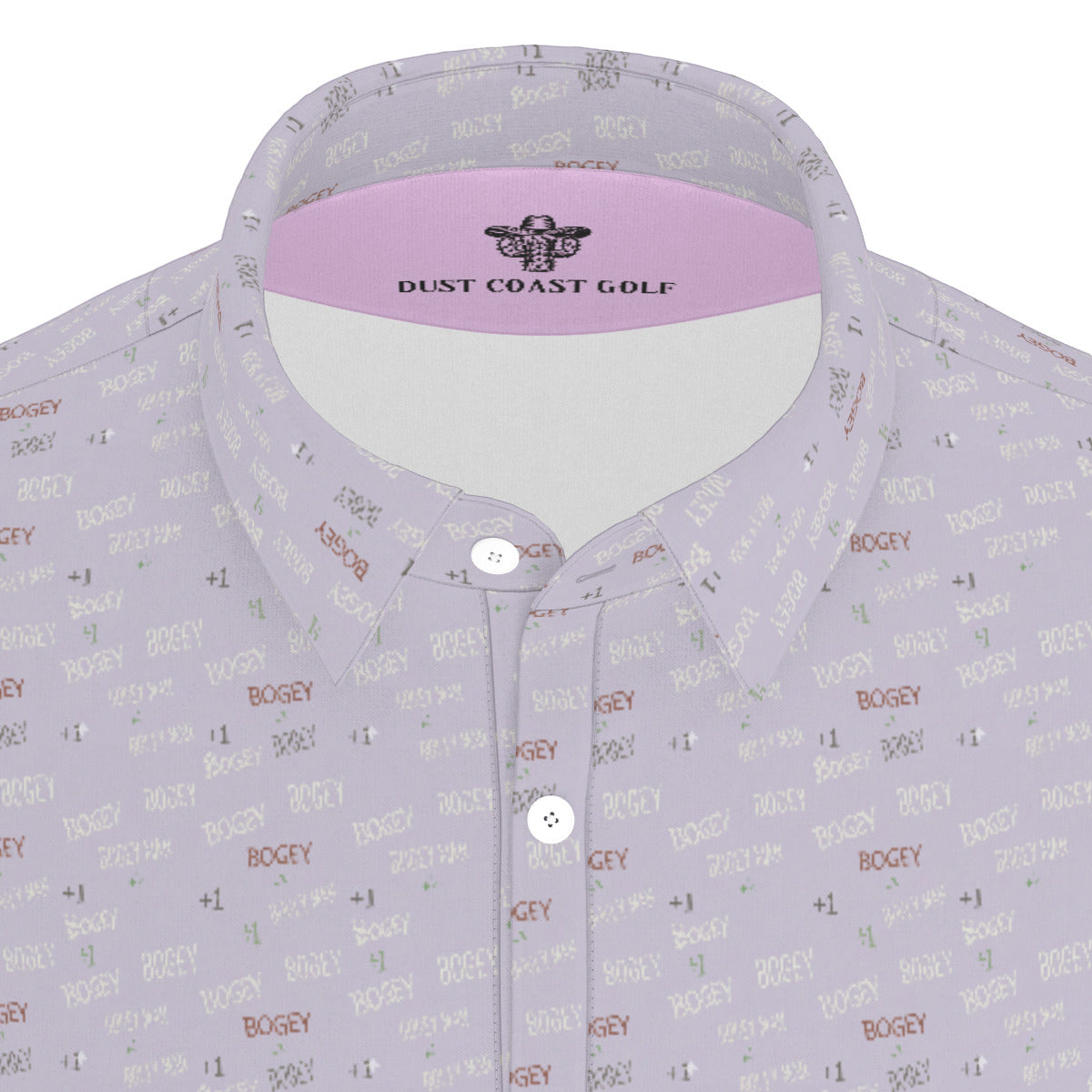 The Bogey Man - Men's Stretch Collar Polo Shirt