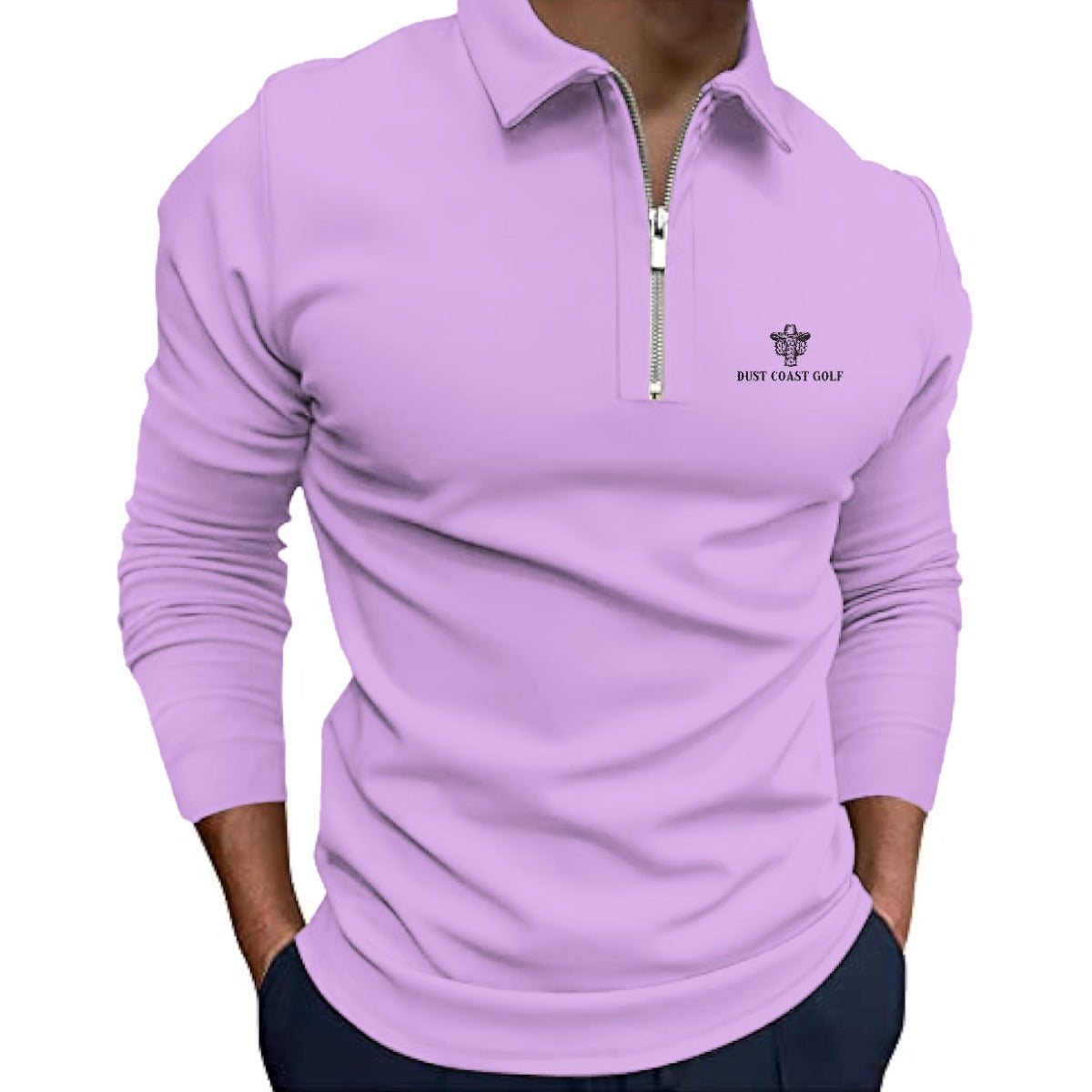 Collared Quarters - Quarter Zip Pullover Sweatshirt